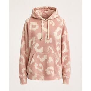Mod Goddess Large Pink Leopard Print Soft Hoodie